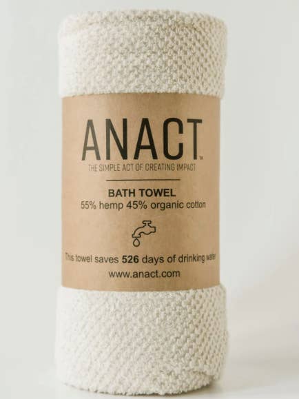 Toalha de banho Anact (natural) por atacado de Anact