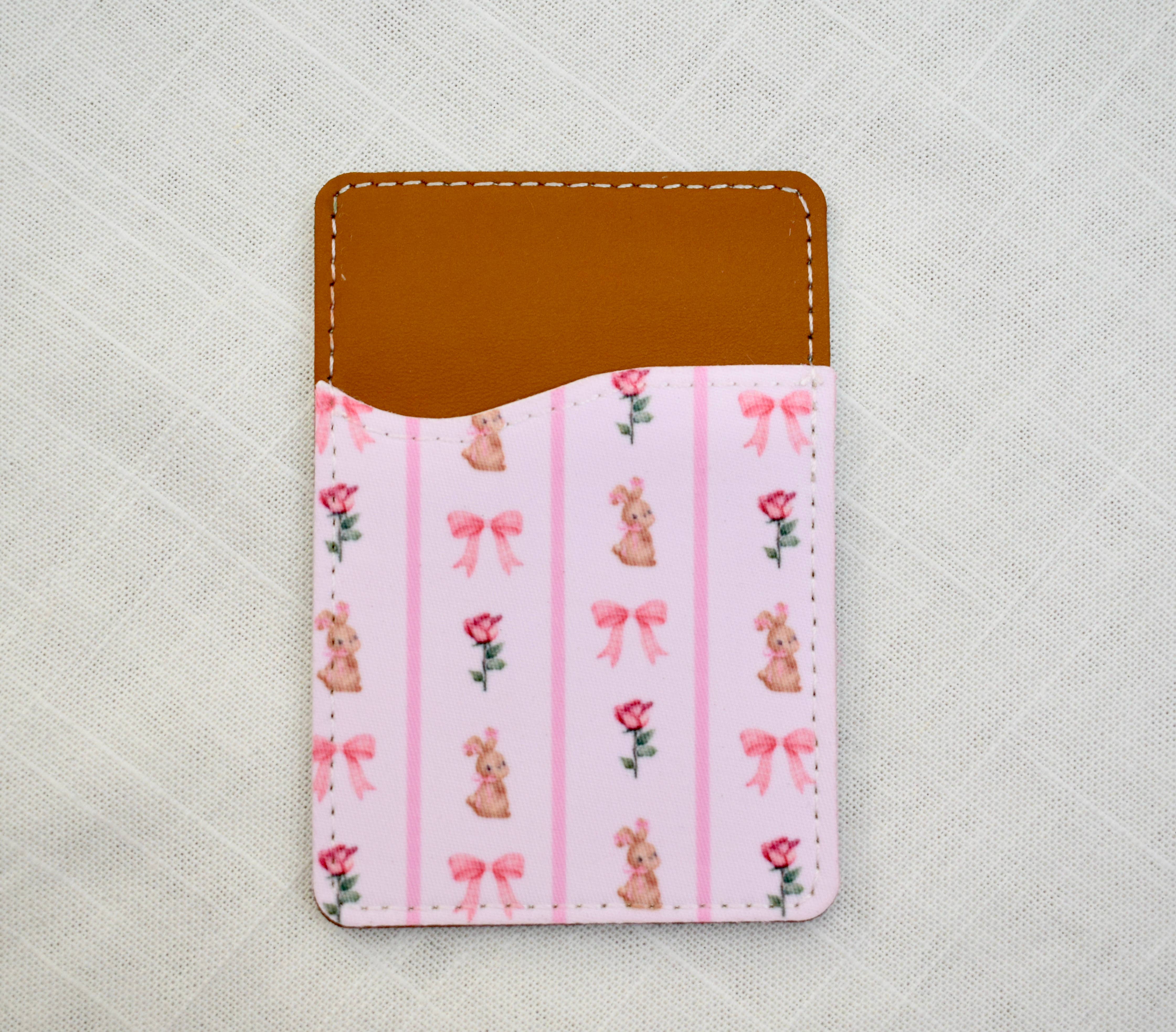 the cute cloud – wholesale Telefonplånbok - Dam – Färggrann telefonkorthållare i konstläder med 12 olika mönster0