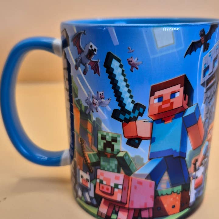 SubliMasterUK - Wholesale Coffee Mug - Minecraft-Themed Mugs – 20 Full-Color Designs! 11 oz sublimation mugs14
