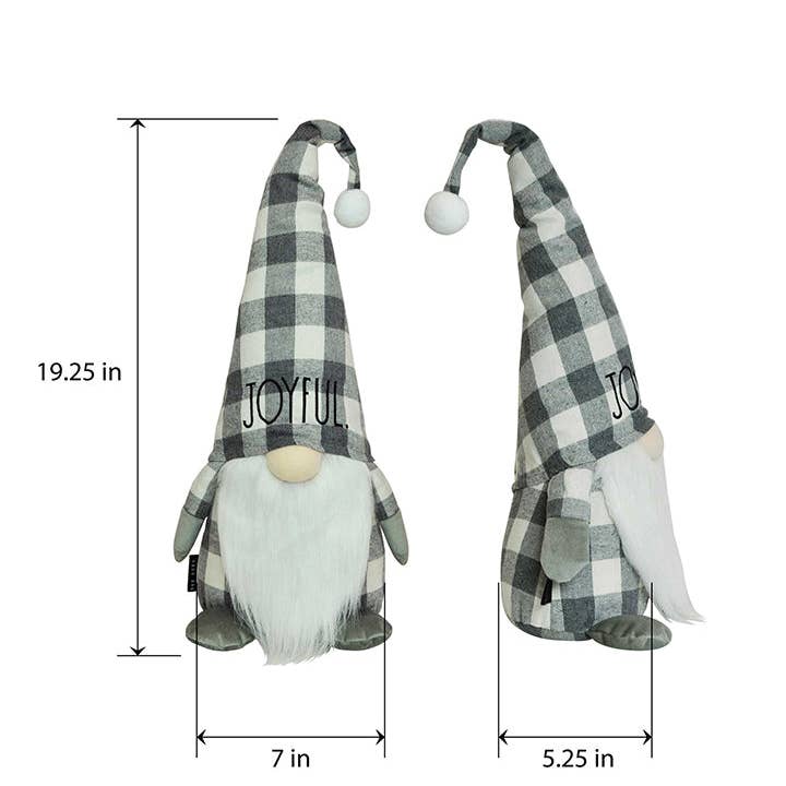 DesignStyles Home - Wholesale Christmas Decoration - Rae Dunn "Joyful" Plush Gnome