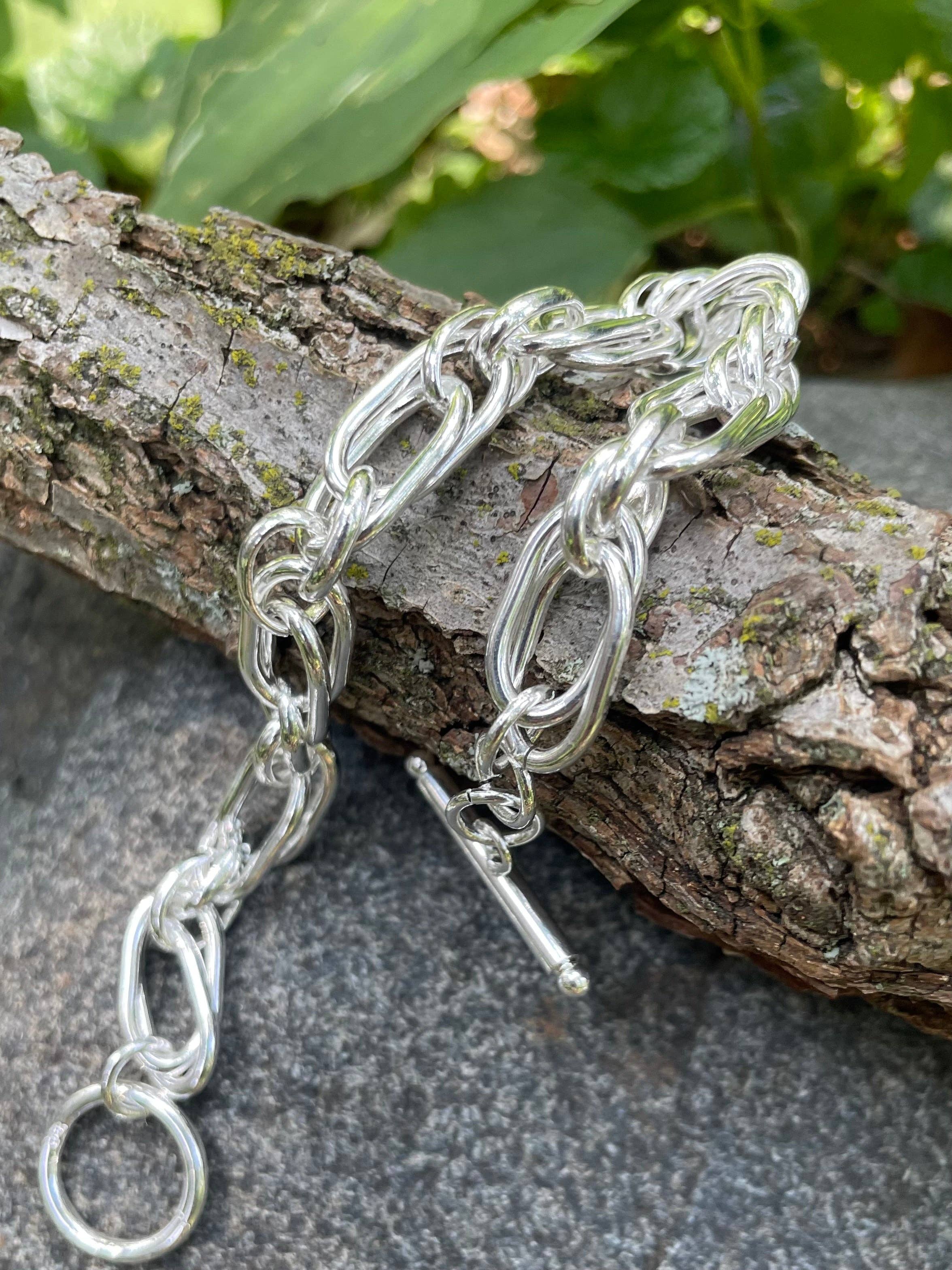 Bohemian Grace - Grace & Grit - Wholesale Link & Chain Bracelet - Silver Creek Sterling Link Bracelet.0