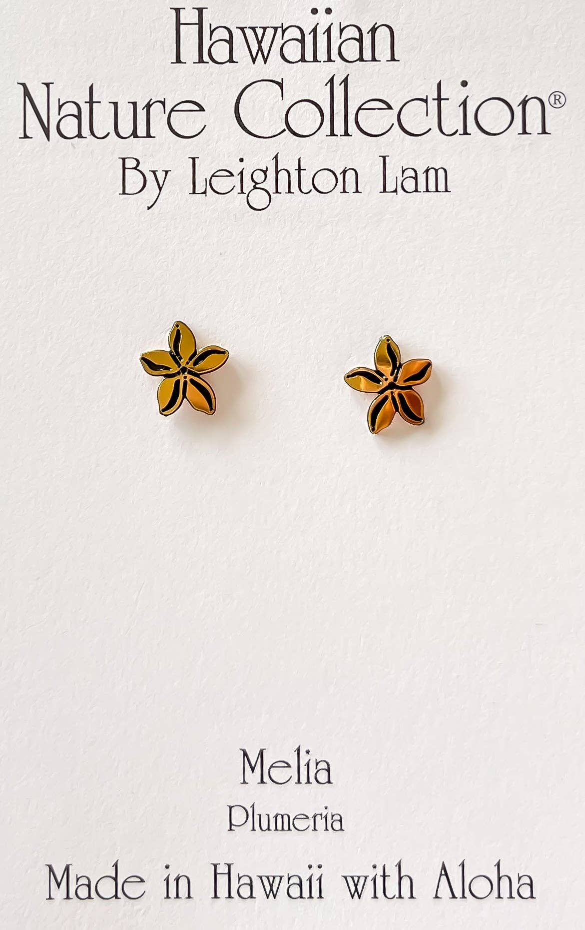 Leighton Lam Designs - Wholesale Stud/Post Earrings - Tiny Plumeria4