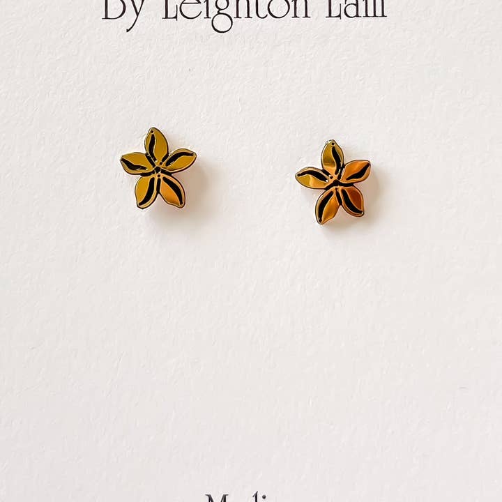 Leighton Lam Designs - Wholesale Stud/Post Earrings - Tiny Plumeria4