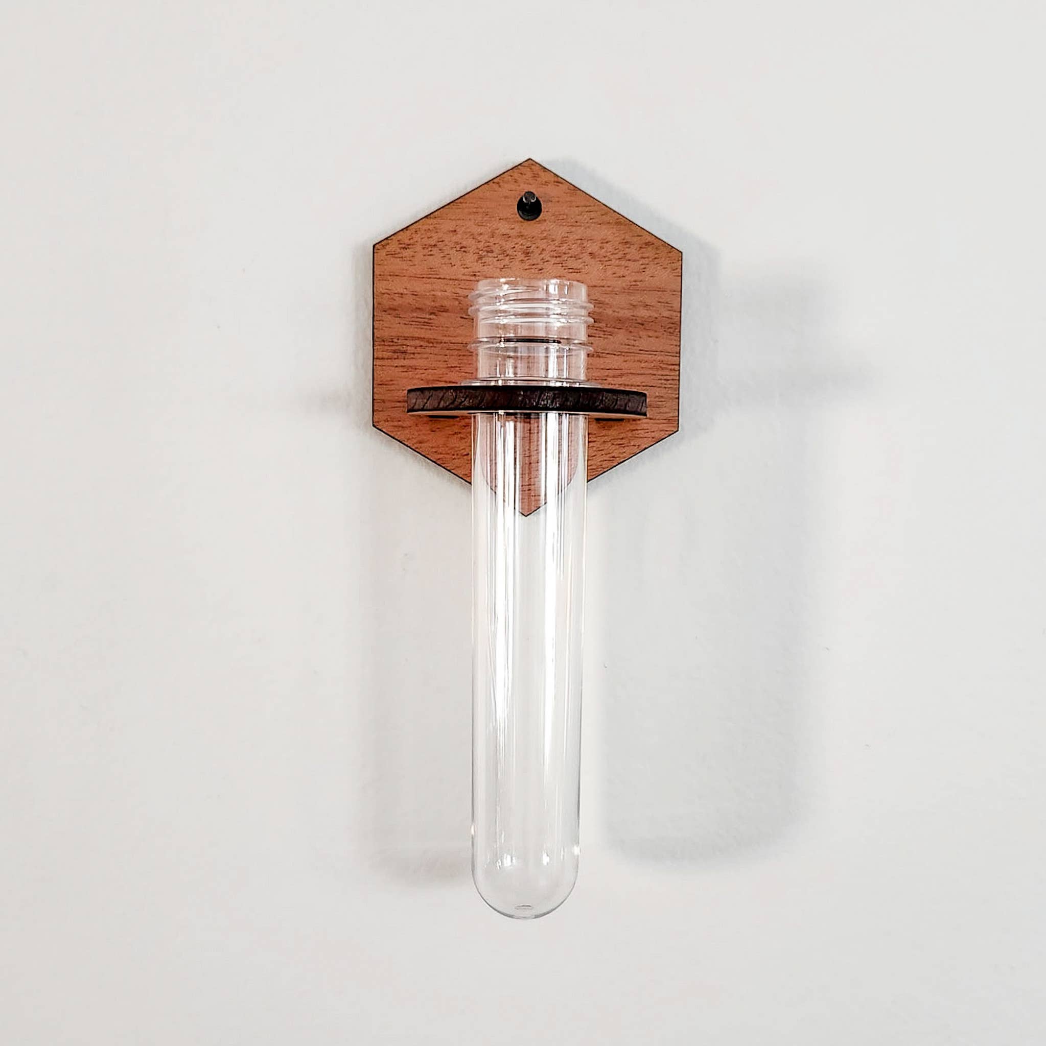 Leaf & Node - Wholesale Hanging Planter - Wall Hanging Propagation Station - Wooden Solid Hexagon4