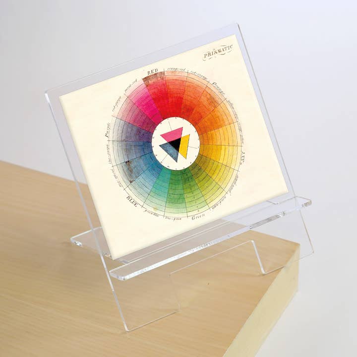 Kindinsky Art Circles Art Kitchen Cook Tablet/Book Holder for wholesale by Lucy Lu Designs