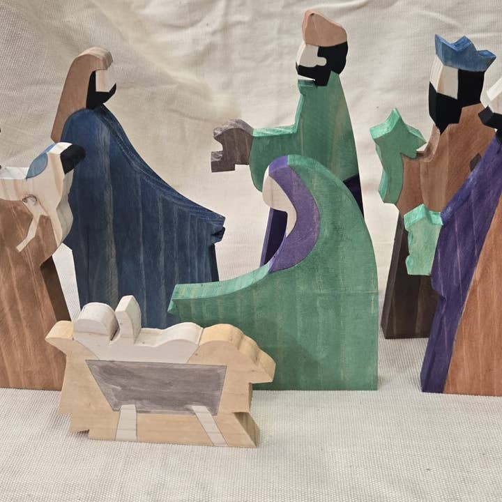 Conjunto de Presépios Contemporâneos La Palma 121D - 7 Peças por atacado de Arara Enterprises