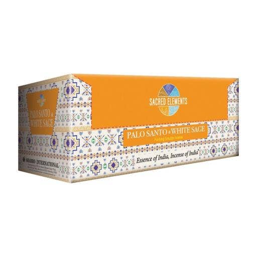 International Gifts Ltd. - Wholesale Incense - Sacred Elements Palo Santo White Sage Masala 15G 7.8``-2370