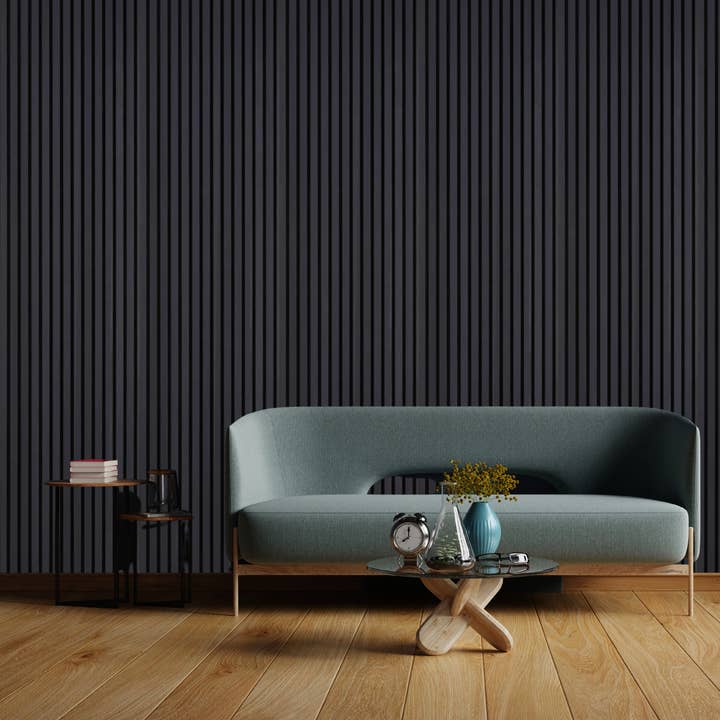 Made In Vietnam - Wholesale Wall Paneling - Acoustic Slatwall Wood Panels 94.49" x 12.6" (2 Panels/Box)9