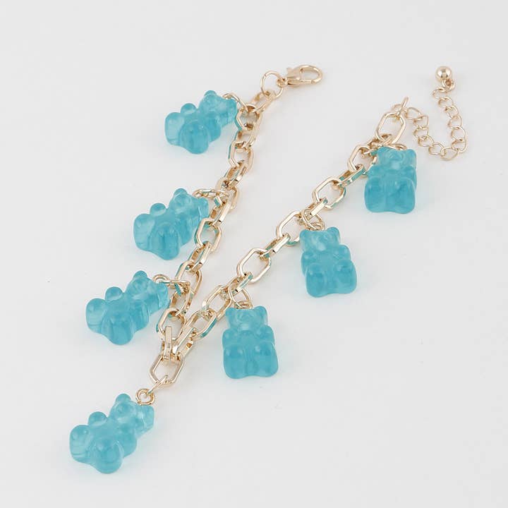 3AM BY H&D ACCESSORIES - Wholesale Charm/Dangle Bracelet - Gummy Bear Charm Bracelet