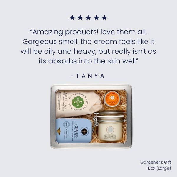 The Edinburgh Natural Skincare Company - Wholesale Bath & Body Set - Large Gardener's Luxury Gift Box1