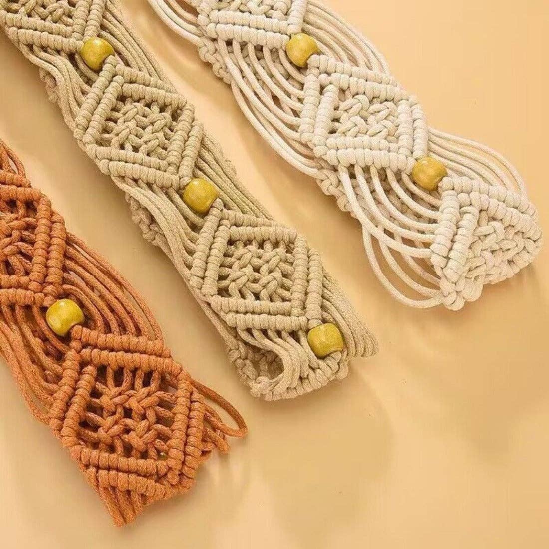 Funkyrel® Atzbranding Limited – Engroshandel Bælte - Dame – Funkyrel® Hollow strikket bælte med kvaster4