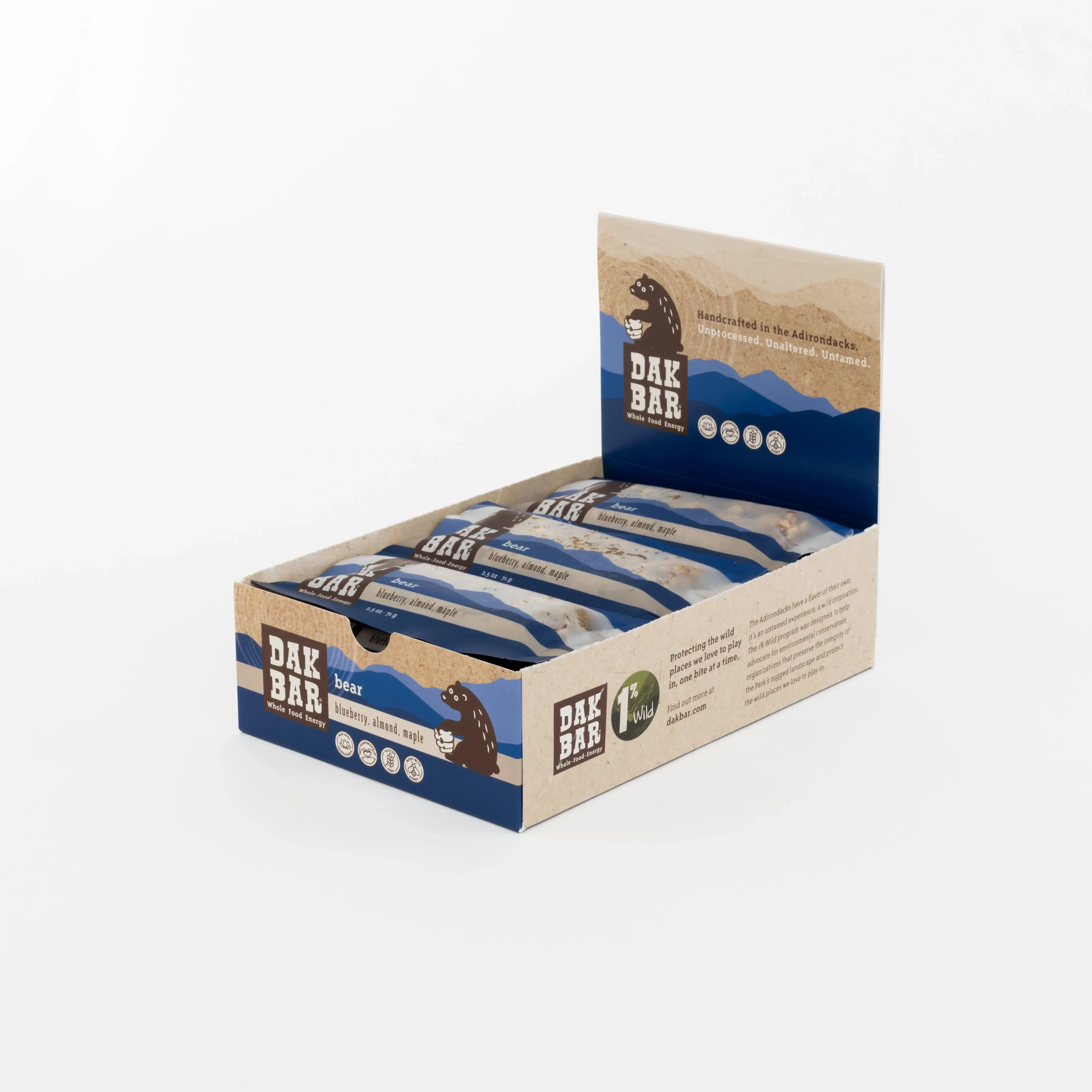 Dak Bar - Wholesale Snack Bar - Bear Bar - Almonds, Blueberries & Maple Syrup Snack Bar5