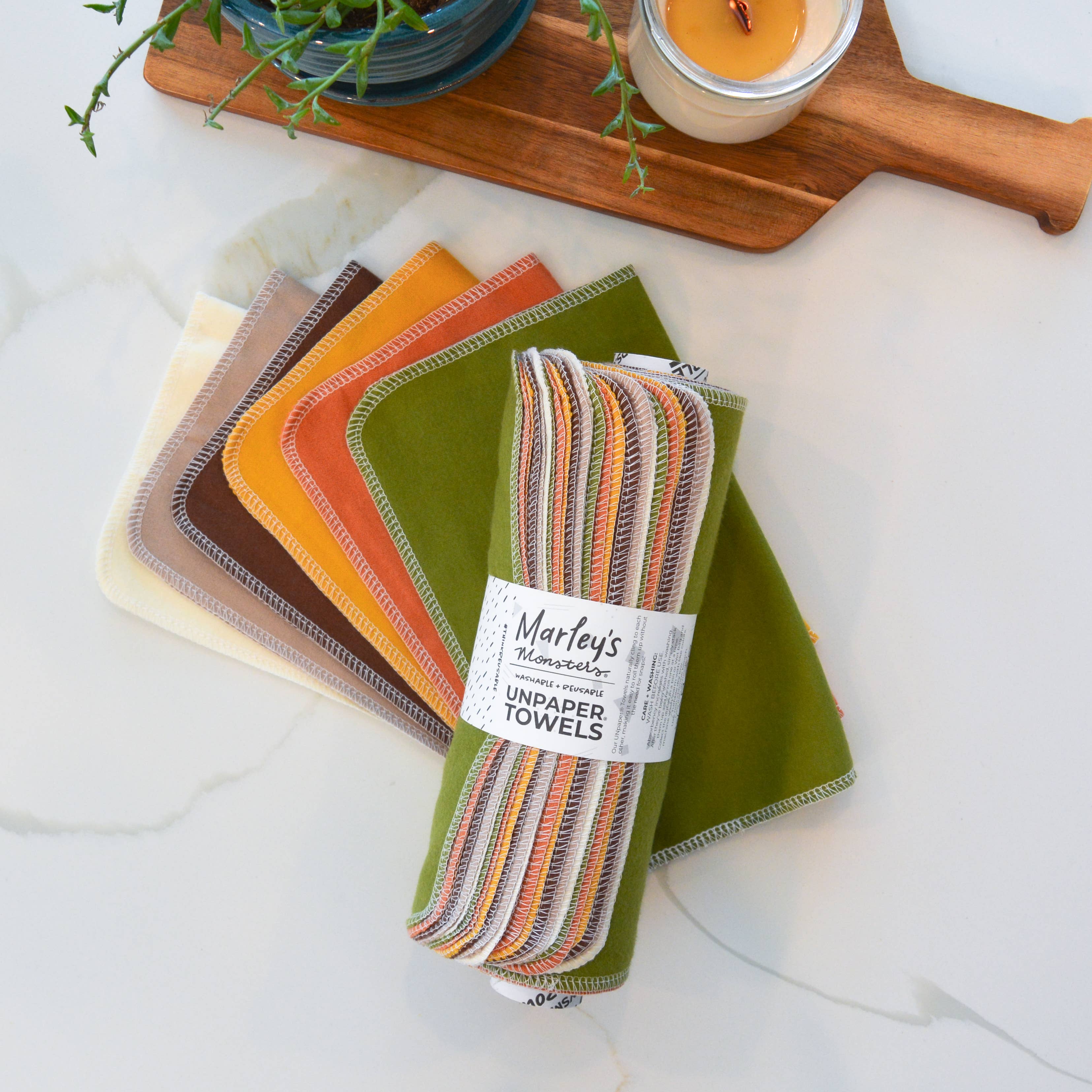 Marley's Monsters – wholesale Paper towels – Stockist Bundle Set of 6 rolls UNpaper® Towels: Spec. Colors13