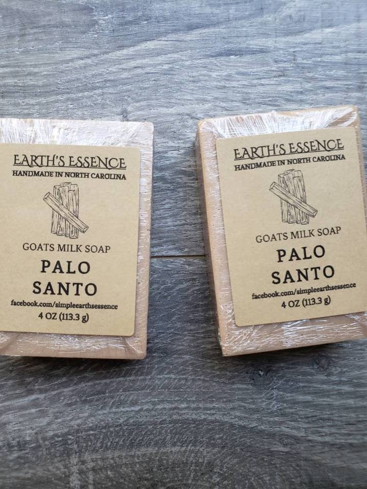 Savon au lait de chèvre Palo Santo 4 oz pour la vente par Earth's Essence