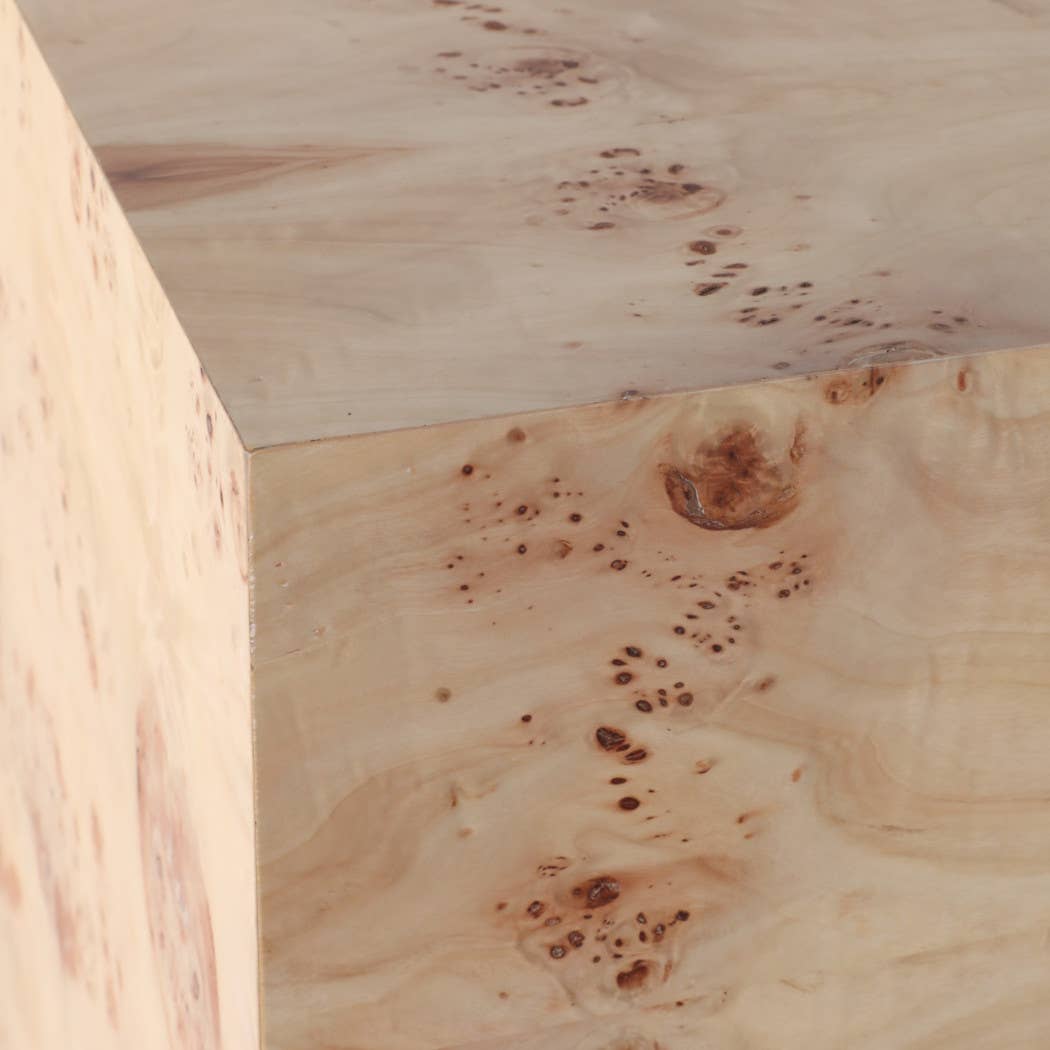 Sagebrook Home - Wholesale Side Table - End Table - Tan Wood Storage Cube Minimalist Style, 21 in.9