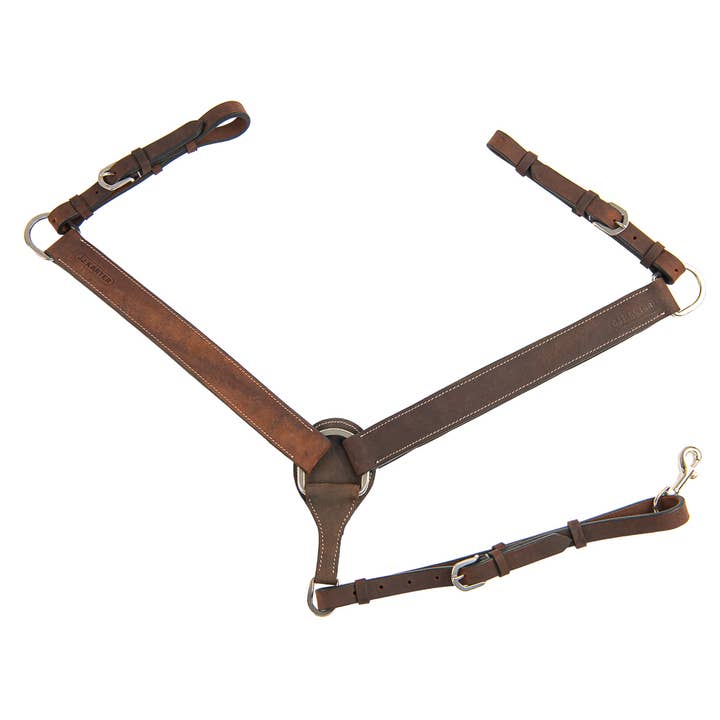 Collier de Poitrine en Cuir Western JJ Karter – Marron pour la vente par Pro Classic Global