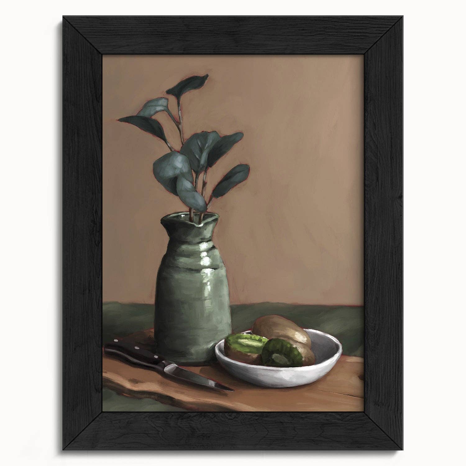 The Ugly Cat Studio - Wholesale Art Print - Eucalyptus and Kiwi Still Life Art Print6