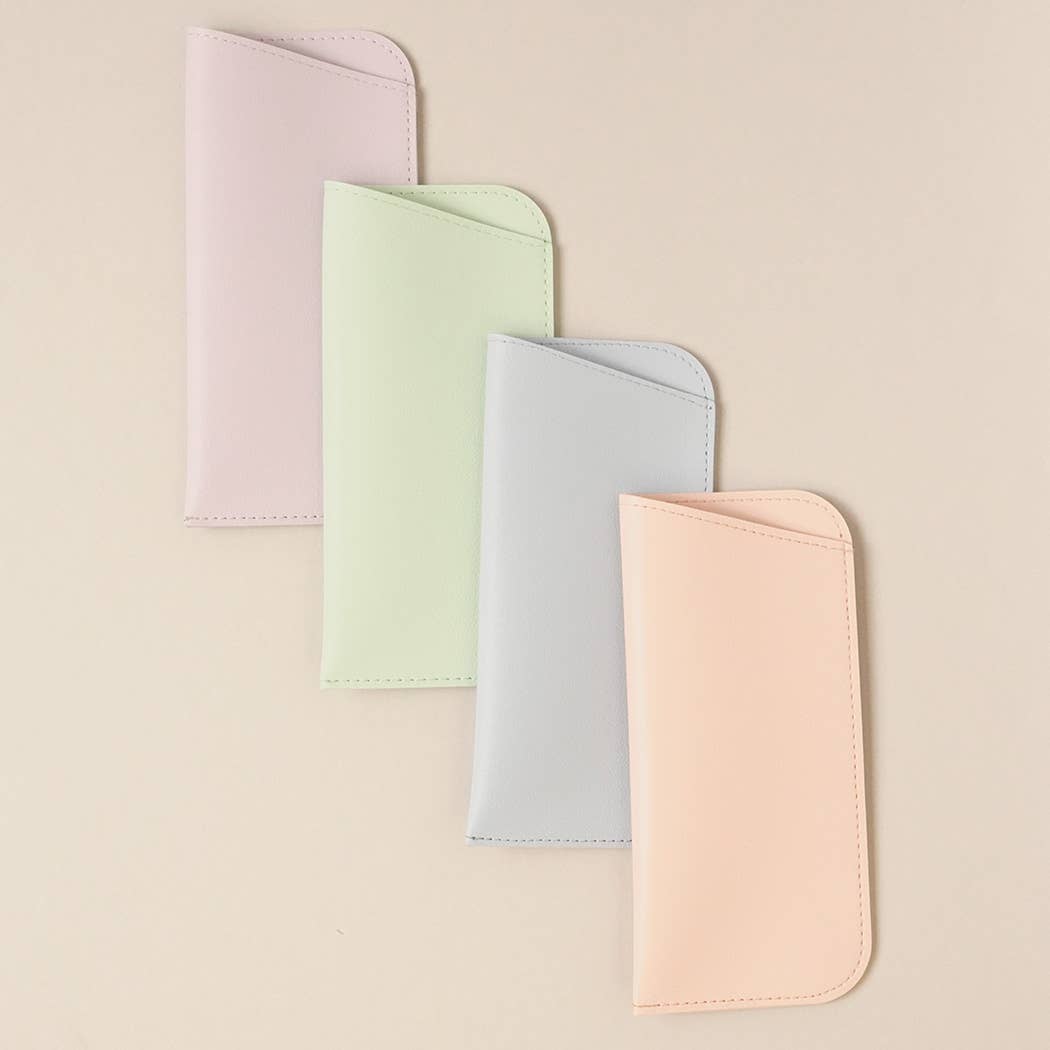 12 COULEURS ASSORTIES Étui à lunettes simple en couleur pastel en vente sur Faire7