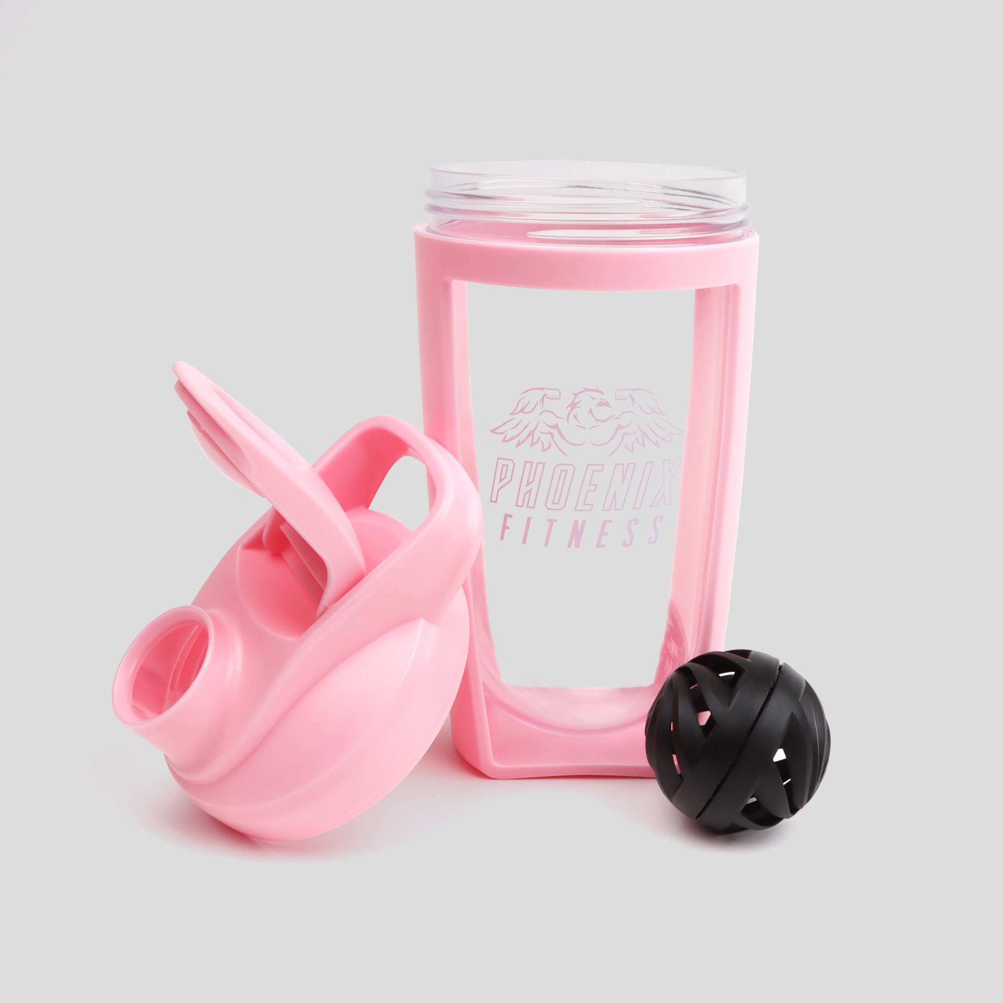 Phoenix Fitness – wholesale Water bottle – Protein Shaker - Pink3