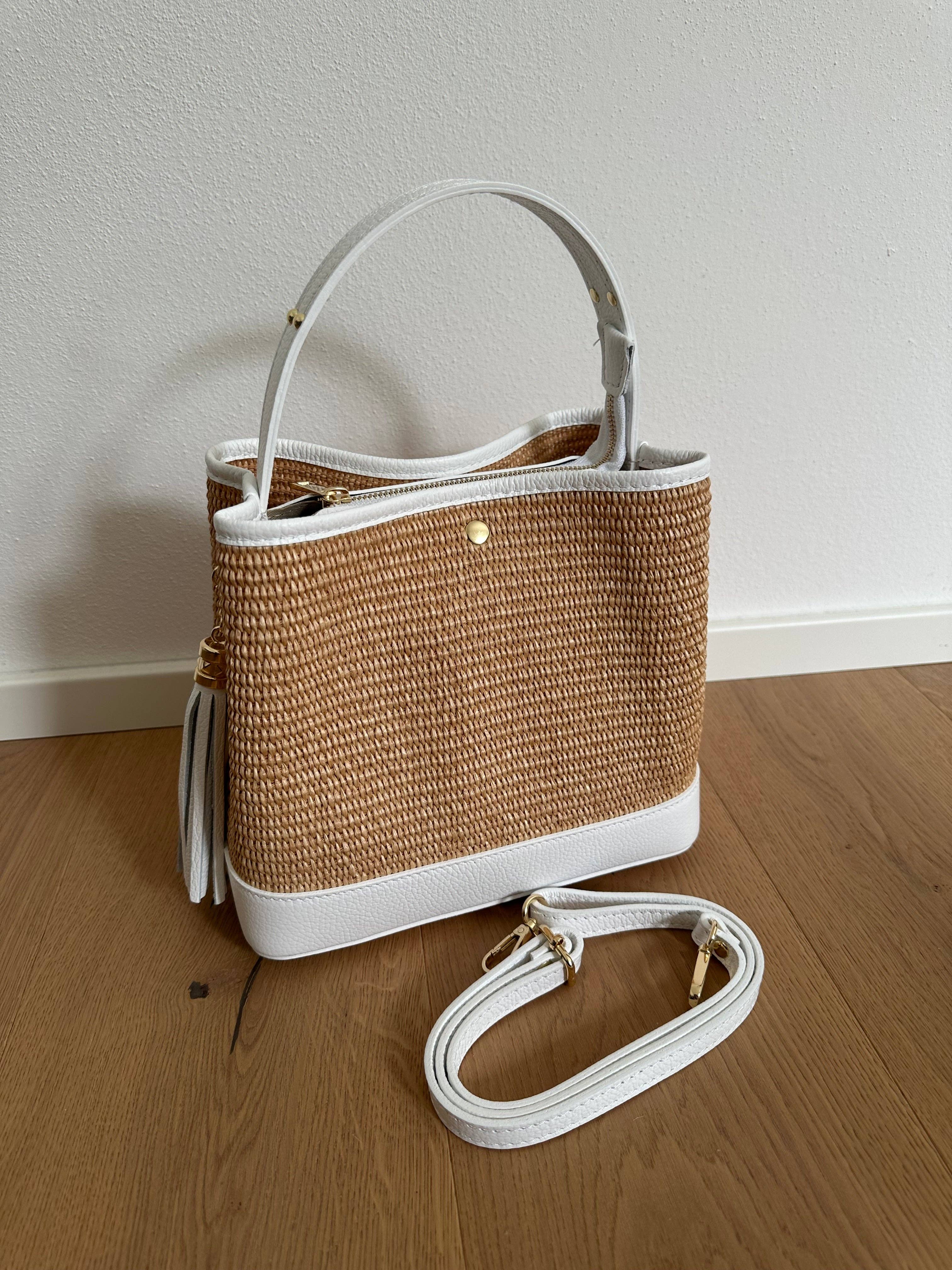 Zhade - Wholesale Top Handle Bag - Women's - LOLA - raffia bucket16