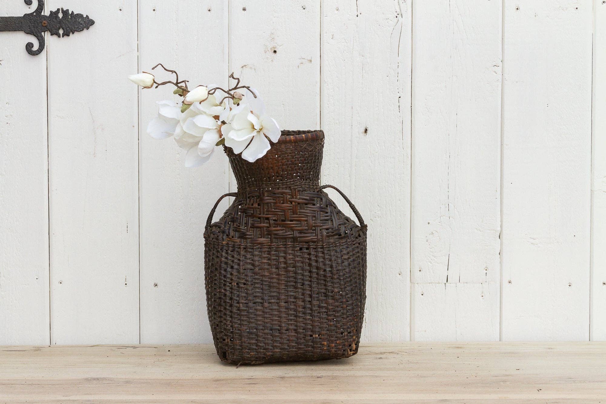 De-cor - Vente Paniers - Corbeille à poisson en rotin thaïlandais antique6