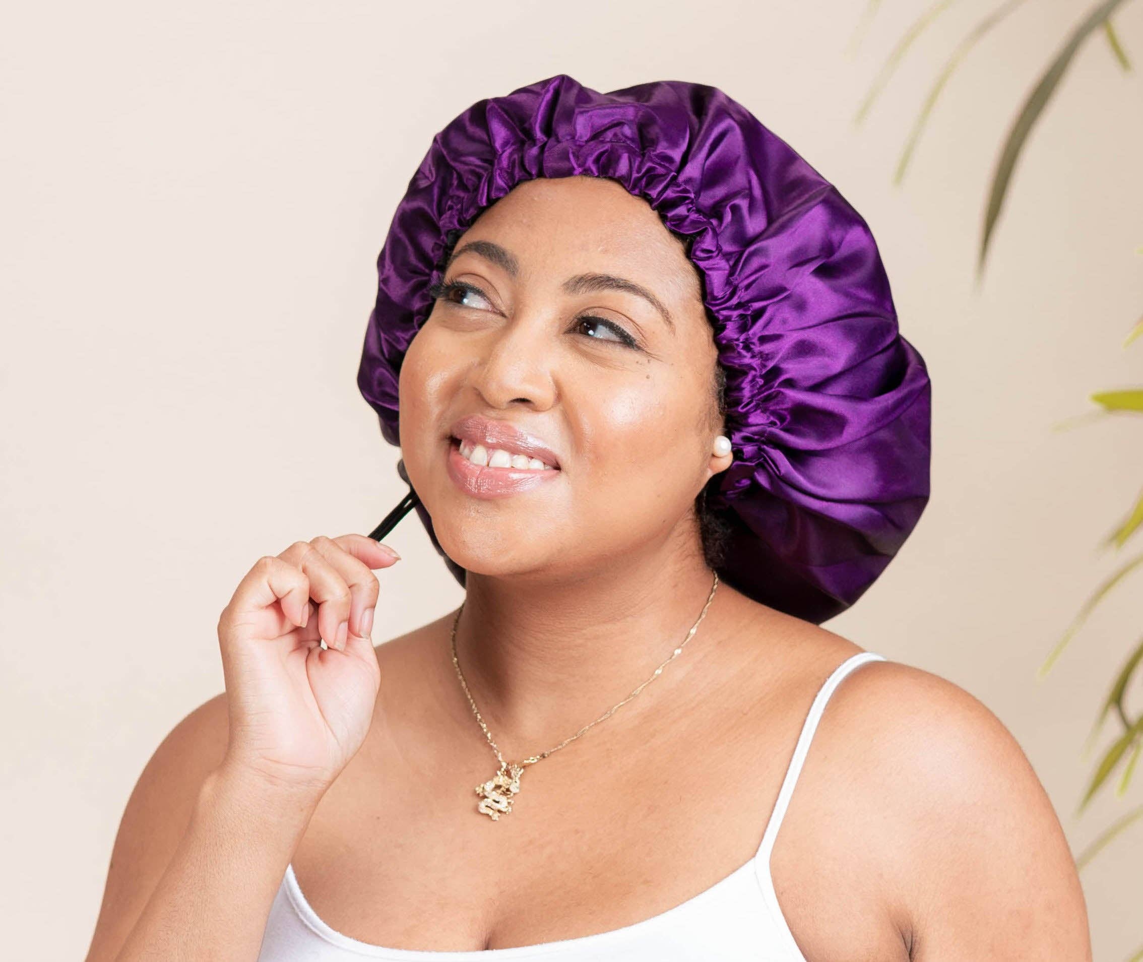 Glow by Daye - Wholesale Sleep Cap / Bonnet - Women's - G x D Adjustable Satin Bonnet41