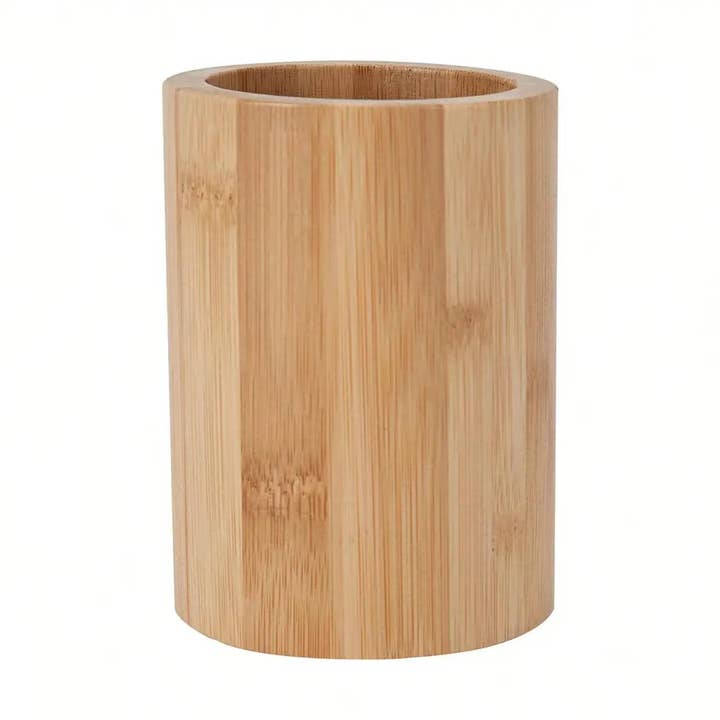 everythingbamboo - Wholesale Pen & pencil holder - Bamboo Pen Holder Round Storage Solution Chopsticks Holder Multiple Use1
