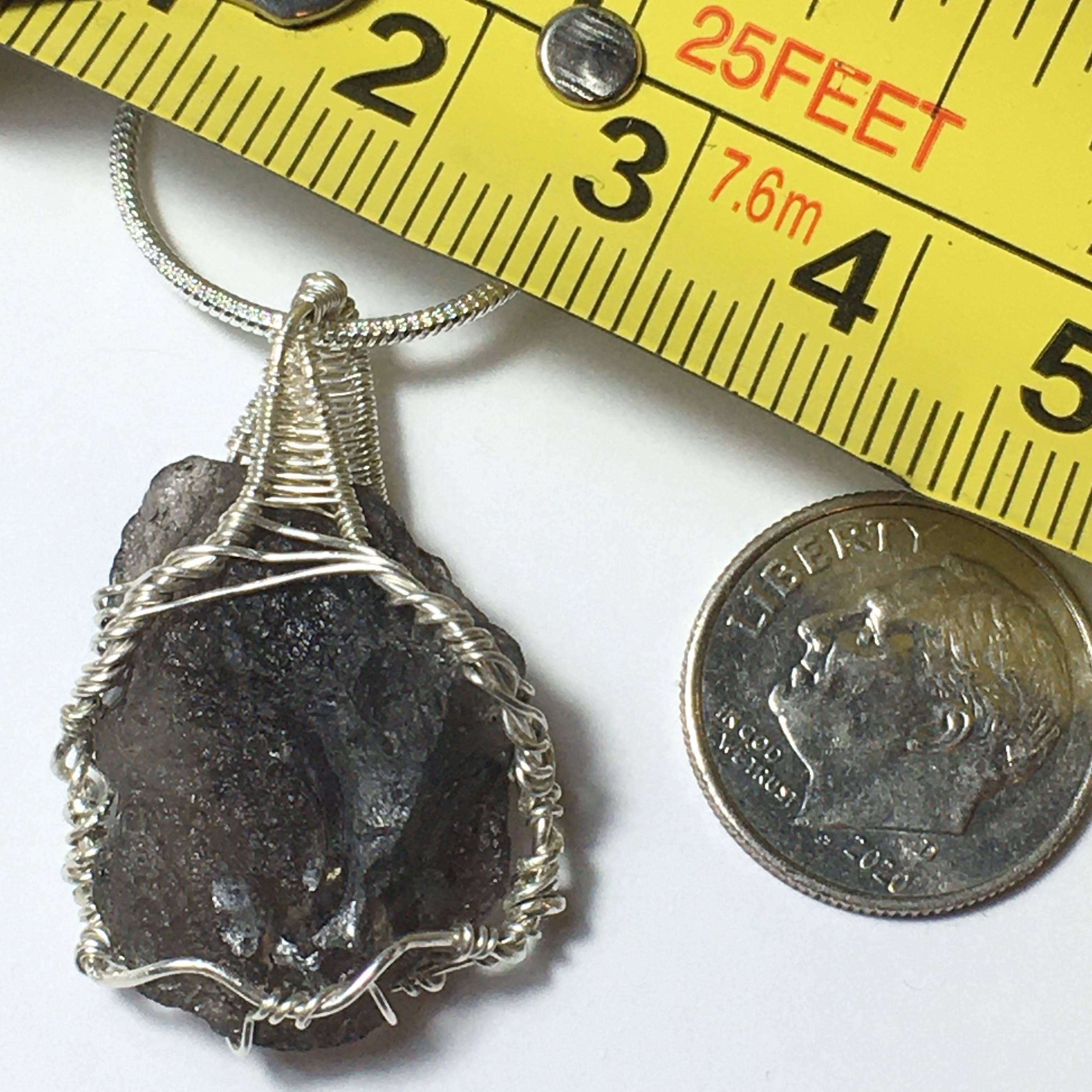 Wildheart Crystals - Wholesale Pendant/Charm Necklace - Tektite Meteorite and Silver Pendant5