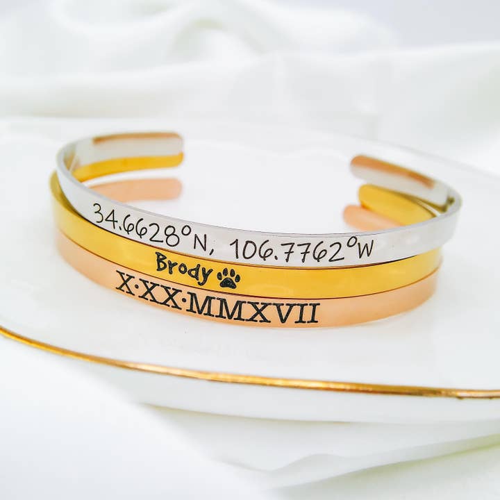 MESSAGGIO PERSONALIZZATO POLSINO per la vendita all'ingrosso da parte di Avy + Tay