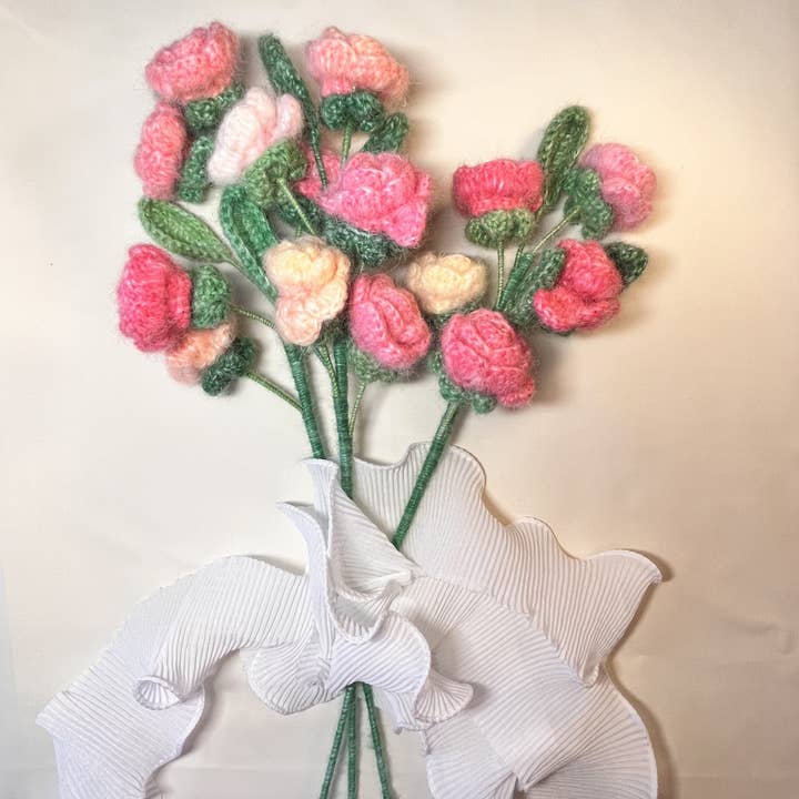 Crochet Bouquet (Multiple Flowers) for wholesale by Miss Peachy