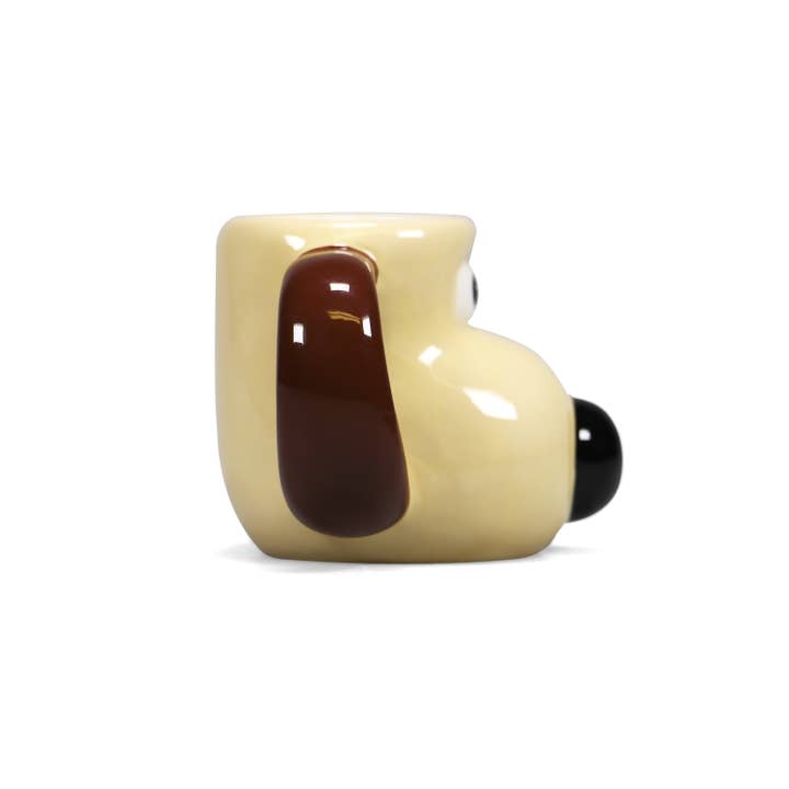 Half Moon Bay By Design - Wholesale Coffee Mug - Ceramic Shaped Espresso Mug Wallace and Gromit (Gromit)