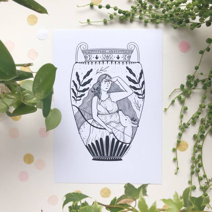 Artemis Print for wholesale by Uschie
