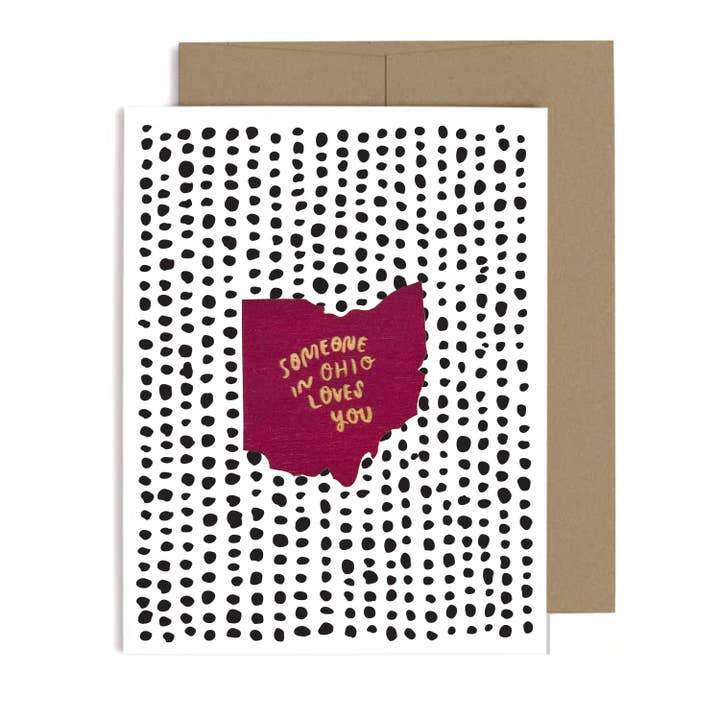 Someone in Ohio Loves You Magnet w/Card for wholesale by SnowMade