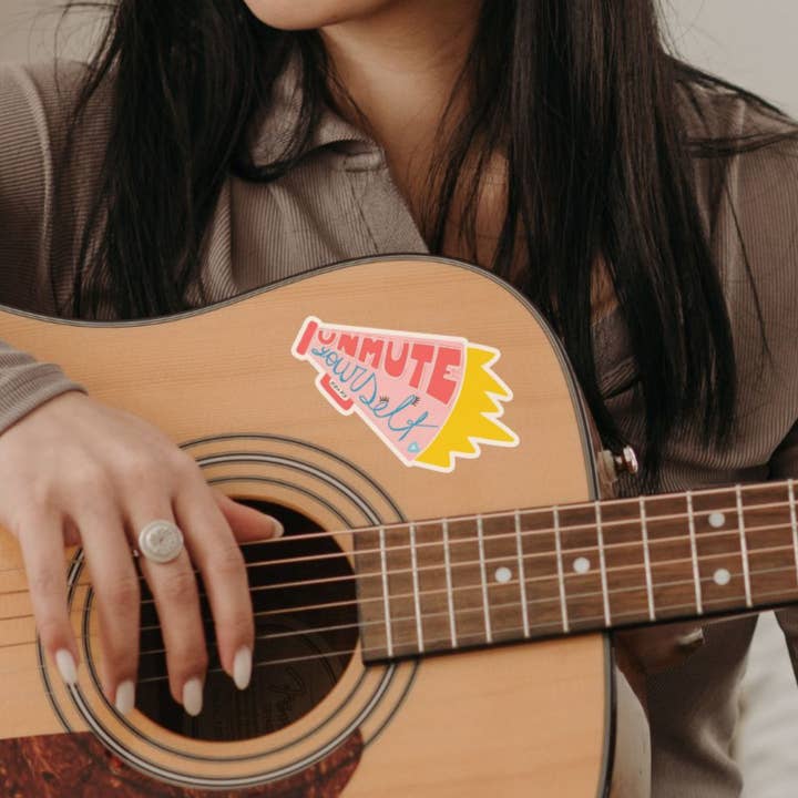 Feira Pop - Wholesale Sticker - Sticker Unmute Yourself Cute Megaphone3