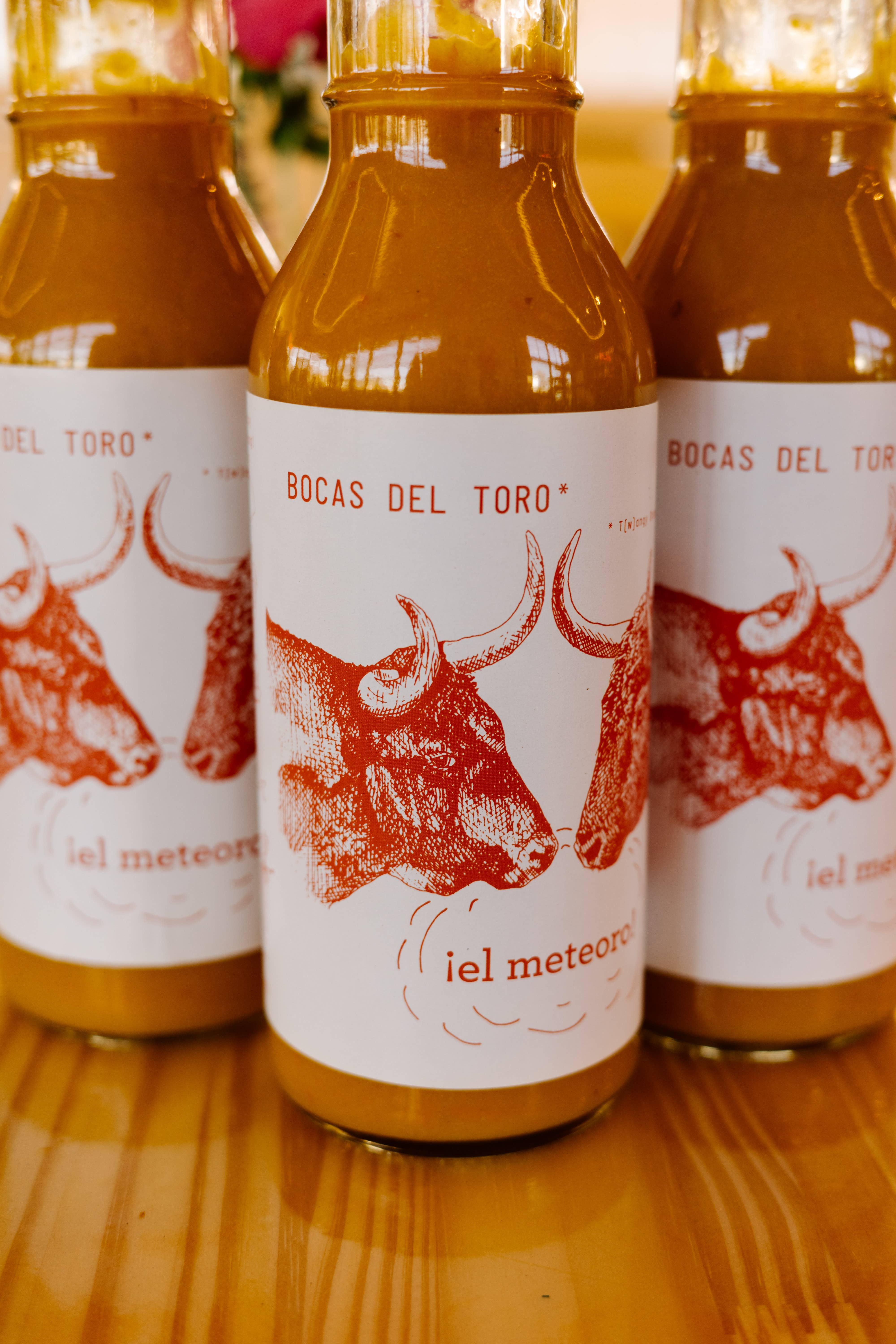 ¡El Meteoro! | award-winning sauces - Wholesale Hot Sauce - Bocas del Toro Orange Sauce (12 oz)1