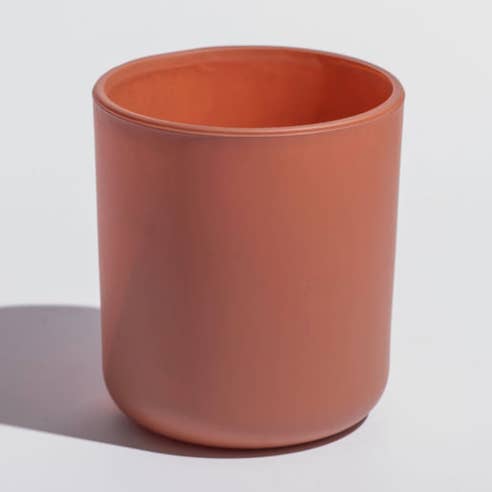 12oz Matte Clay Candle Jar for wholesale by Hive and Honey Candle Supply