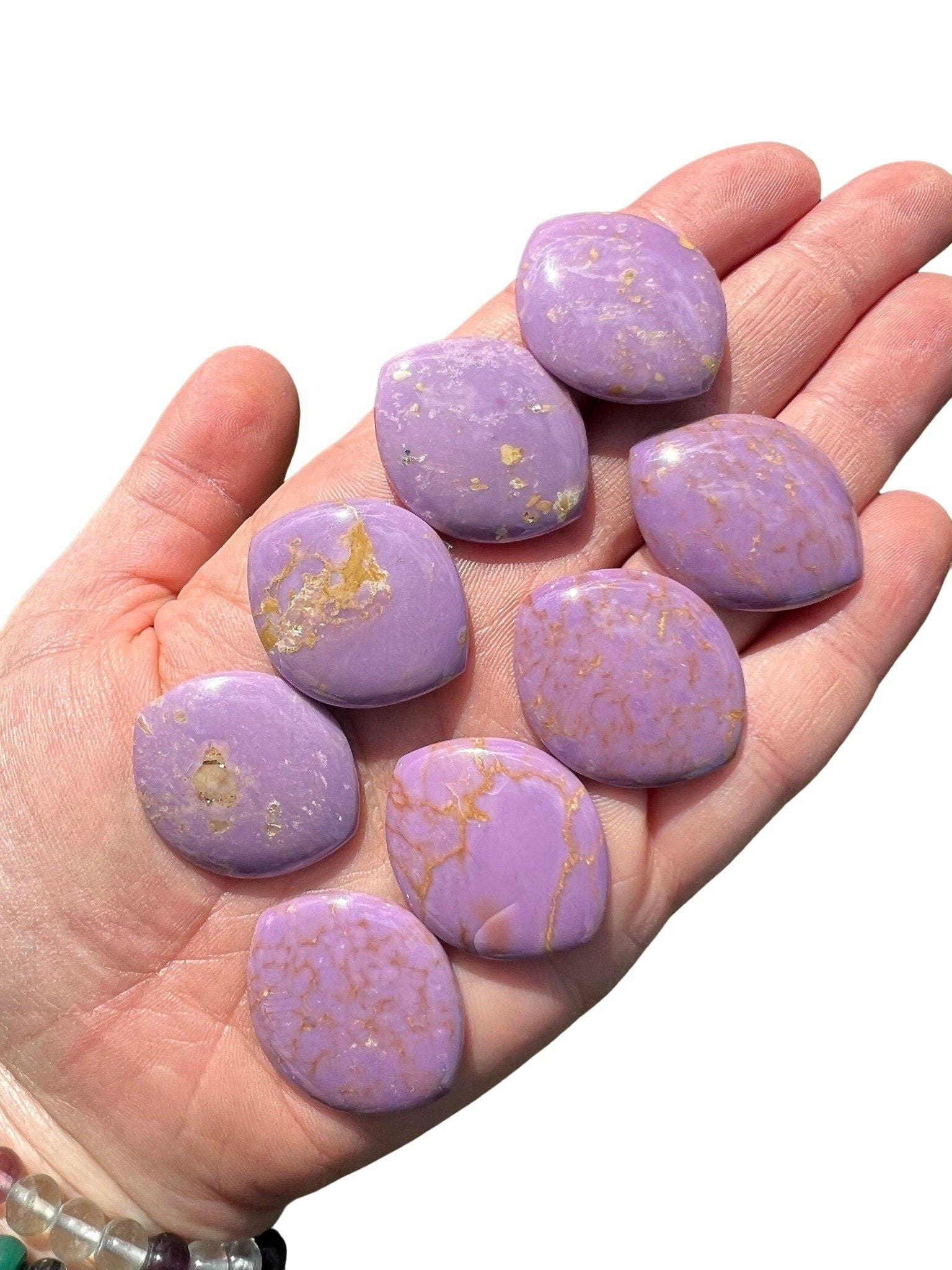 New Moon Beginnings - Wholesale Spiritual Stone/Crystal - Phosphosiderite Marquise Cabochon2