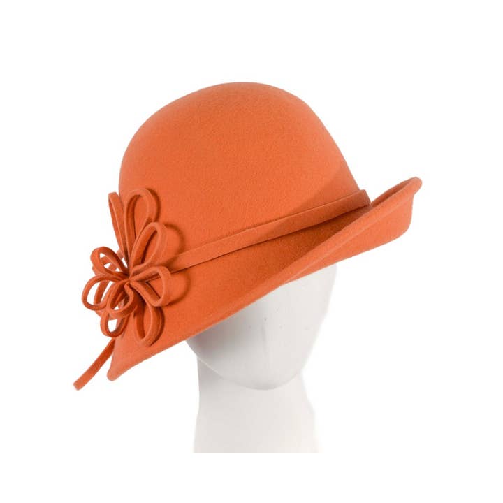 Max Alexander by Cupids Millinery Melbourne - Venta al por mayor Sombrero cloche - Mujer - Sombrero tipo cloche de fieltro de moda invernal de Max Alexander