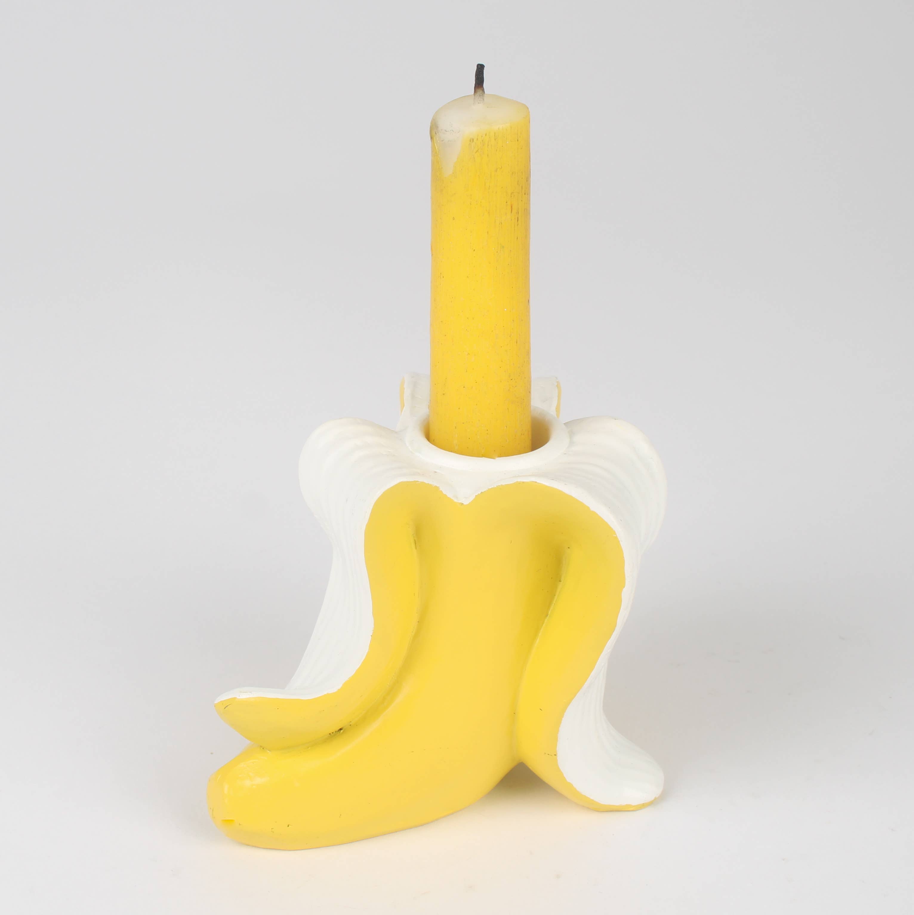 Originals International Ltd – Suporte de vela por atacado – Porta-Vela Casca de Banana – Suporte Frutado e Divertido para Vela0
