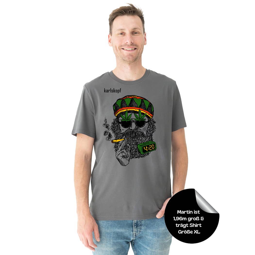 karlskopf - Wholesale Screen Printed T-Shirt - Men's - BUBATZ shirt for men | 100% organic cotton15