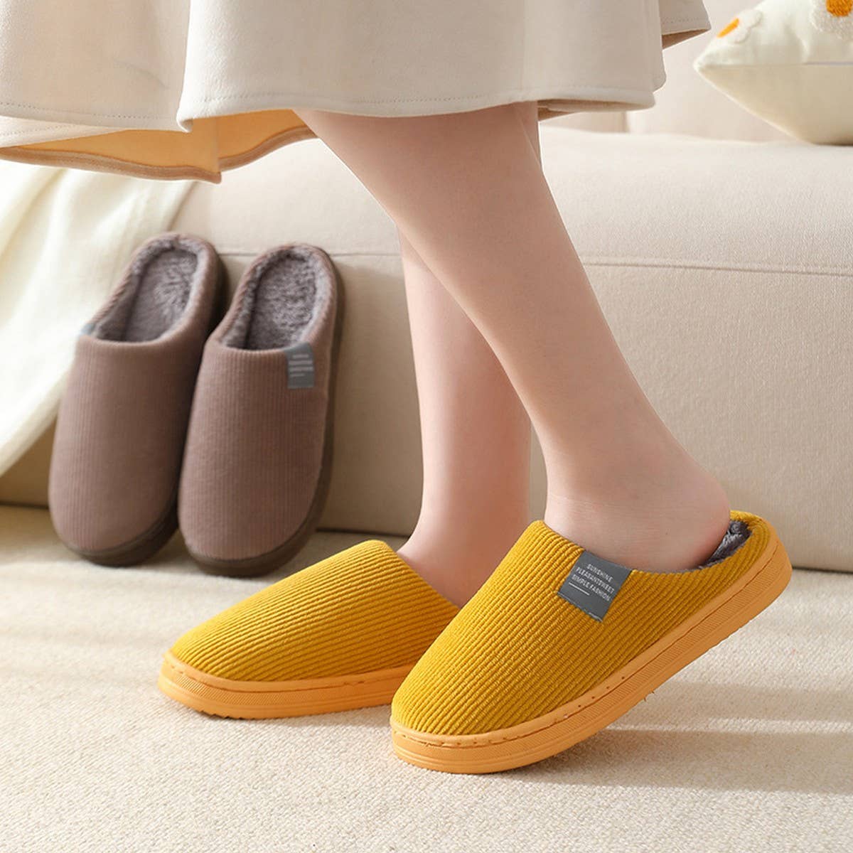 ACCITY - Wholesale Slippers - Women's - MINIMALIST WARMIES SLIPPERS BEDROOM SLIPPERS_CWSHS026510