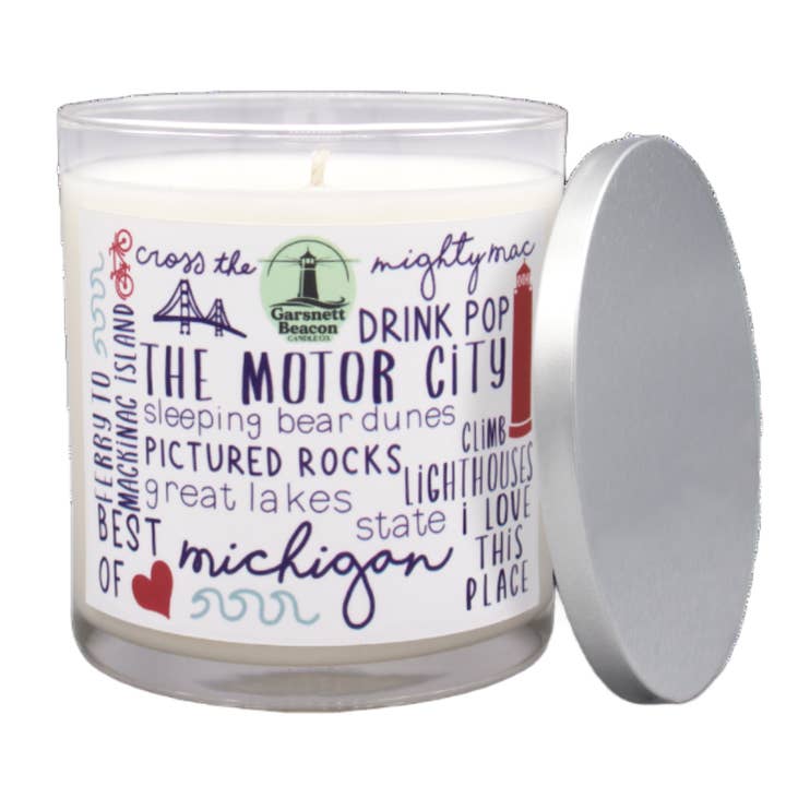 Garsnett Beacon Candle Co. - Wholesale Jar/Filled Candle - Michigan - Things to Do Scented Candle0