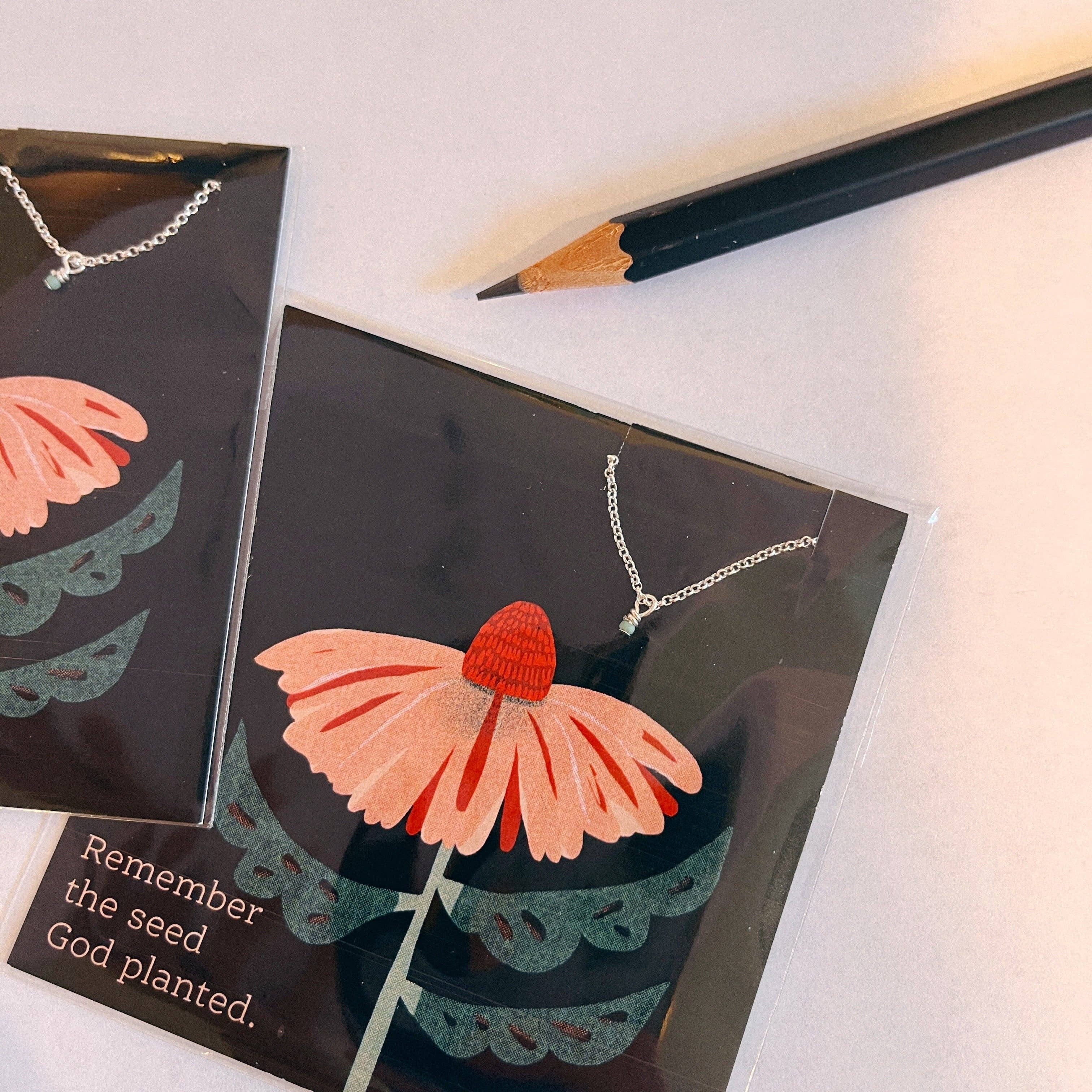 Every Little Seed - Wholesale Pendant/Charm Necklace - Remember The Seed God Planted Necklace1