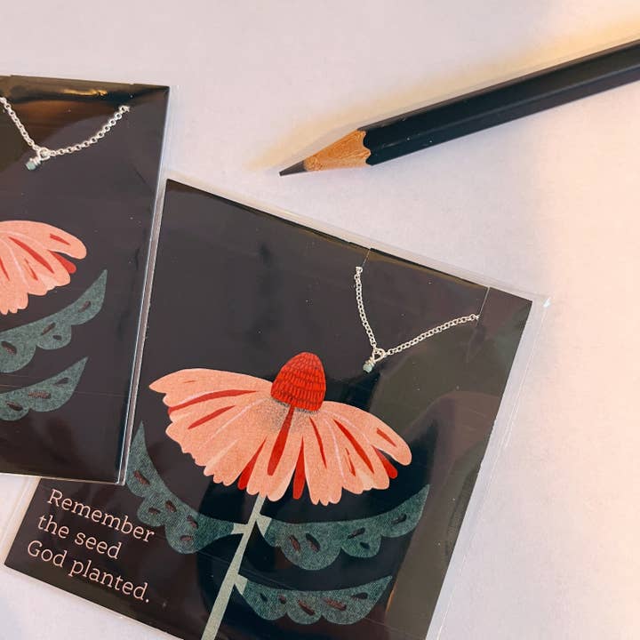 Every Little Seed - Wholesale Pendant/Charm Necklace - Remember The Seed God Planted Necklace1