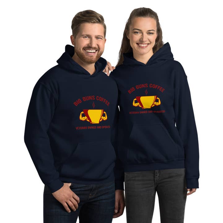 Big Guns hoodie, uniseks voor wholesale door Big Guns Coffee
