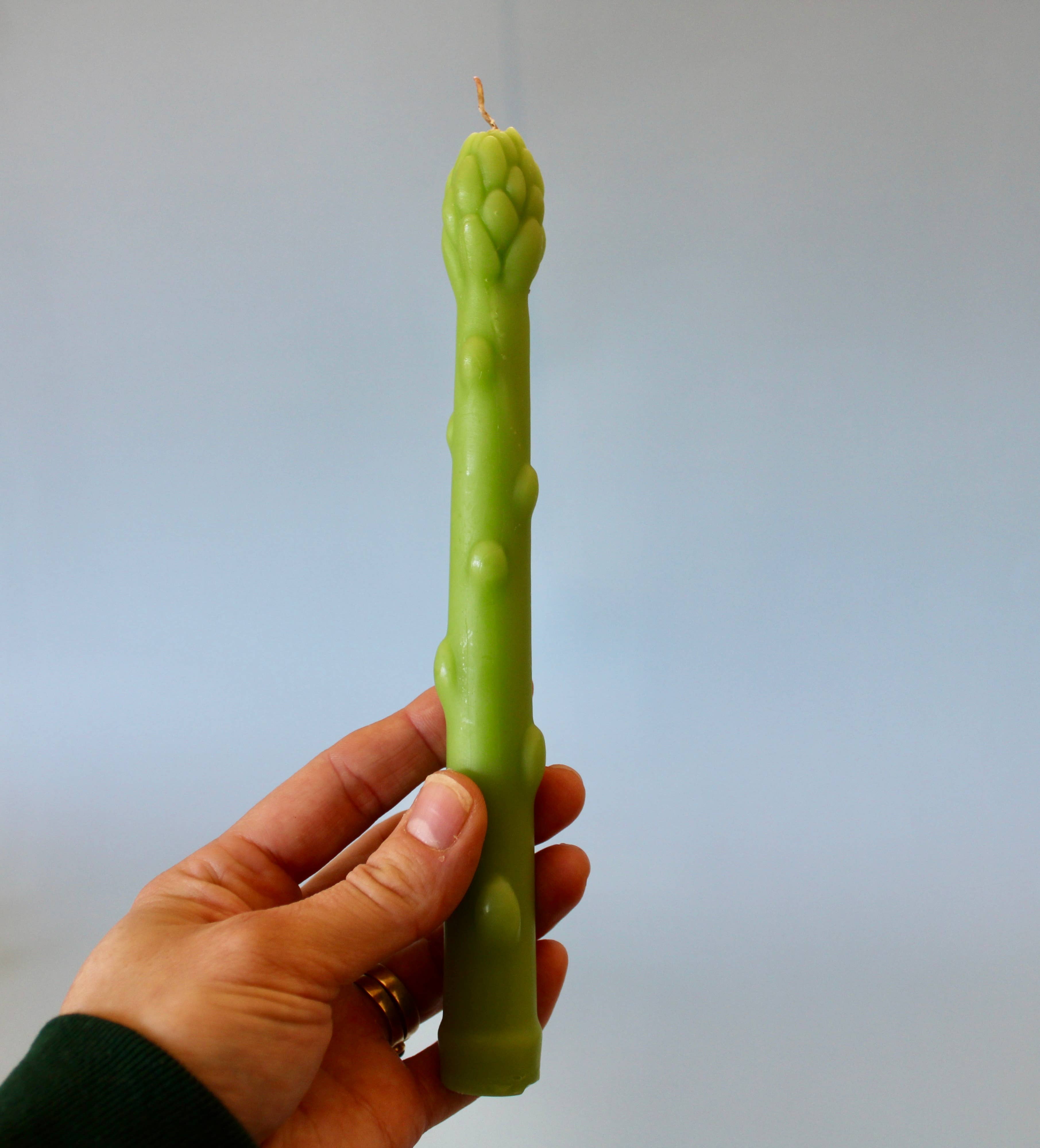 Wicksburgh - Wholesale Novelty Candle - Asparagus Taper Candle 100% Beeswax4