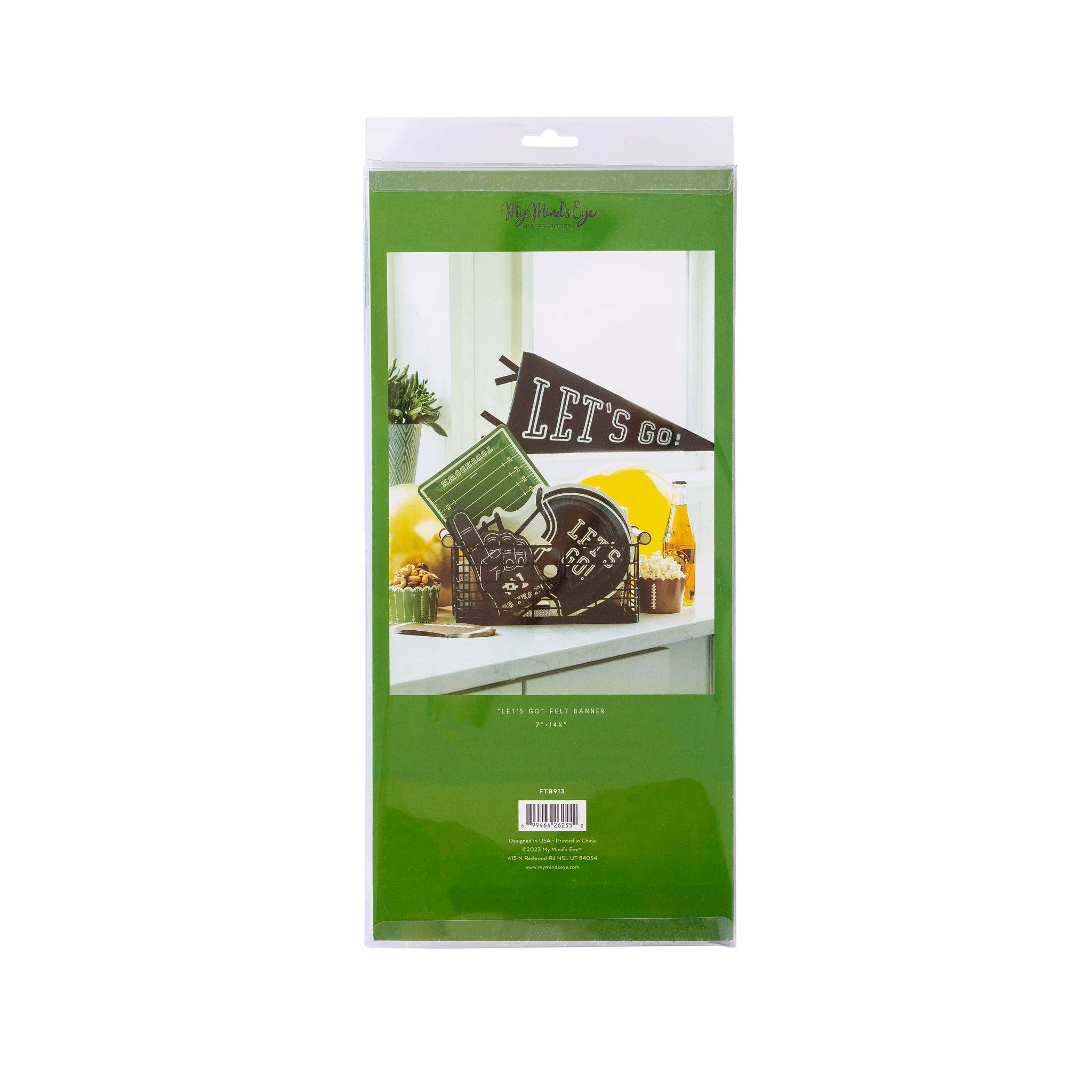 My Mind’s Eye – Engroshandel Festskilt/banner – FTB913 - Lad os gå! Filt vimpler4