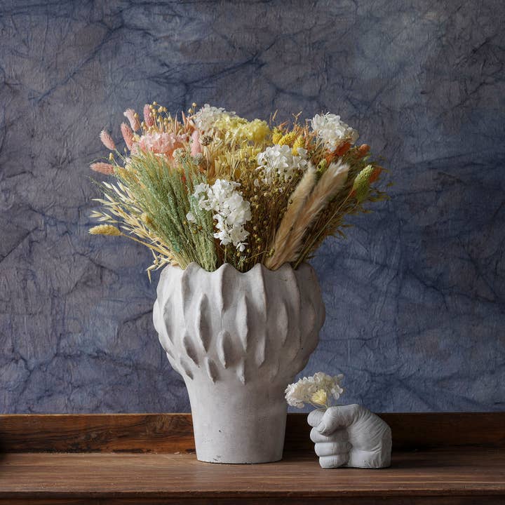 Blue Ocean Traders - Wholesale Dried/Pressed Flowers - Mixed Dried Grasses and Florals Multicolor, 20"1