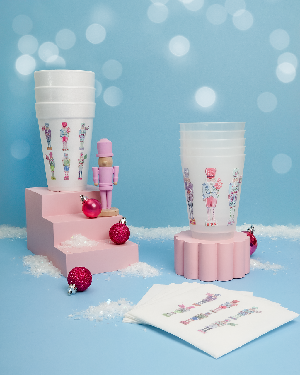 Busy Bee Gift - Wholesale Disposable Napkin - Nutcracker Christmas Cocktail Napkins | Set of 201