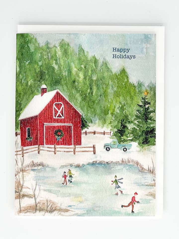 Taccuino ad acquerello «Skating» per la vendita all'ingrosso da parte di Melissa Hyatt